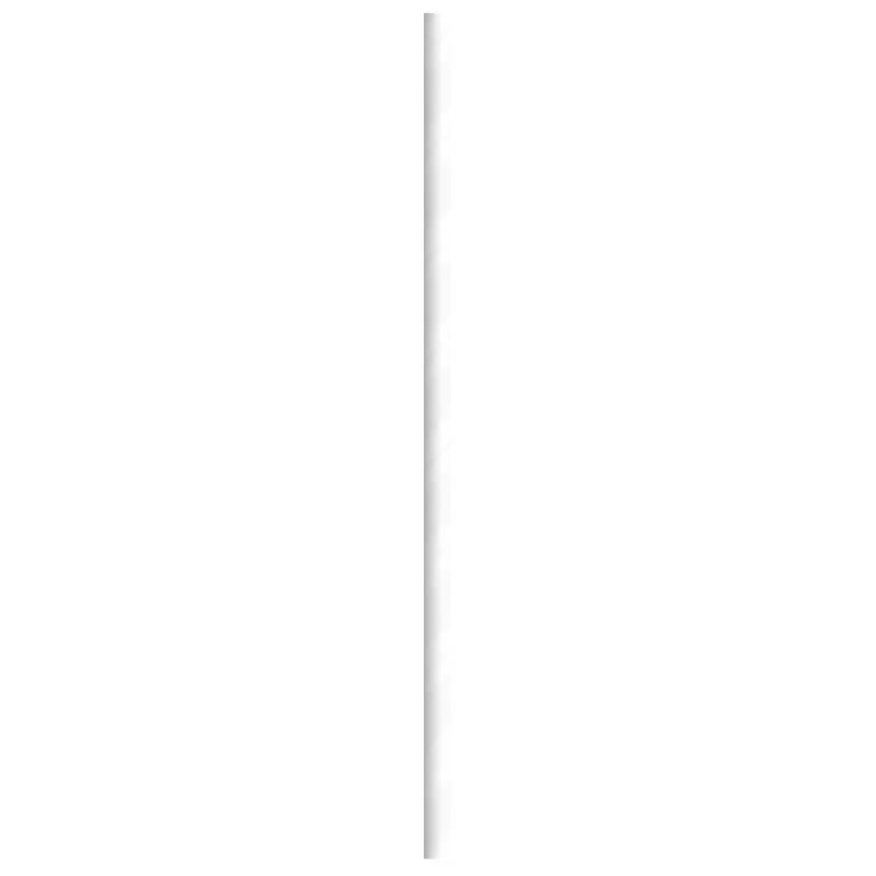 PacknWood Durable Solid White Cocktail Paper Straws - Unwrapped - Diam.0.2'' H:5.7'' - 3000 pcs