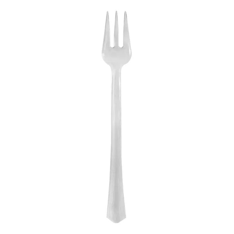 PacknWood Mini Clear Luxury Fork - 4'' - 1000 pcs