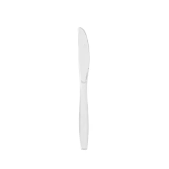 PacknWood Clear Majesty Knife - 7.48'' - 1000 pcs