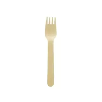 PacknWood Wooden Fork - 6.2'' - 2000 pcs