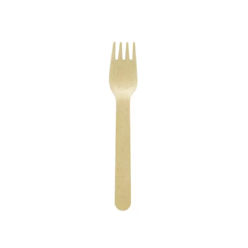 PacknWood Wooden Fork - 6.2'' - 2000 pcs