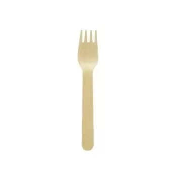 PacknWood Small Wooden Fork - L:5.5'' - 2000 pcs