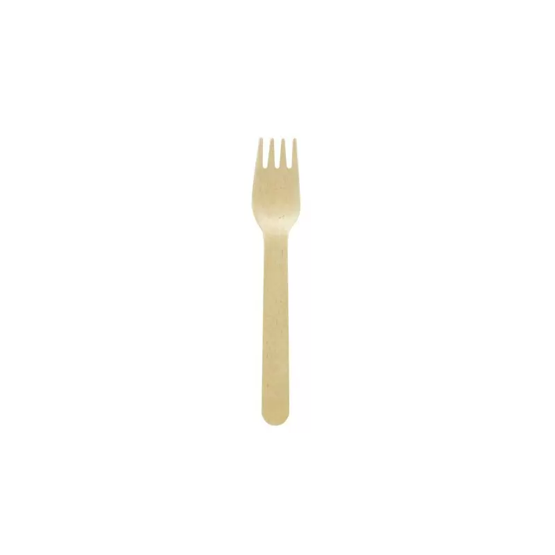 PacknWood Small Wooden Fork - L:5.5'' - 2000 pcs