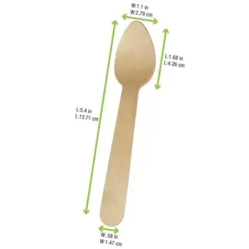 PacknWood Small Wooden Spoon - L:5.5'' - 2000 pcs