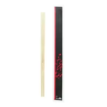 PacknWood Wood Chopsticks Wrapped - 7.9'' - 2000 pcs