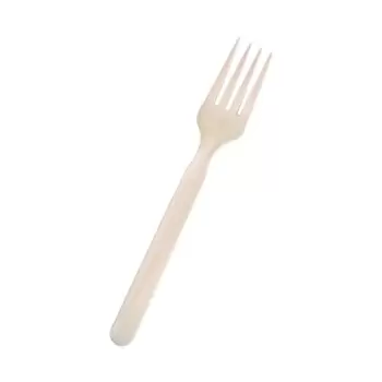 PacknWood Cornstarch ( Pla) Cutlery - Sold Individually - Fork - 7'' - 1000 pcs