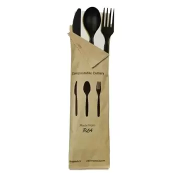 PacknWood Compostable Black...