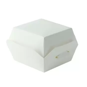 PacknWood White Mini Slider Box - 2oz 2.8 x 2.8 x 2'' - 500 pcs