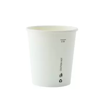 PacknWood White Paper Cup -...