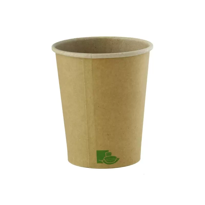 PacknWood Zen Kraft Recyclable Paper Cup - 10oz Diam.3.5'' H:4.1'' - 1000 pcs