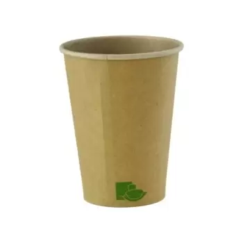 PacknWood Zen Kraft Recyclable Paper Cup - 16oz Diam.3.5'' H:5.2'' - 1000 pcs