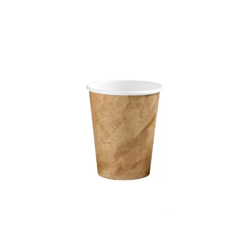 PacknWood Brown Kraft Look Paper Cup - 4 oz - 2000 pcs