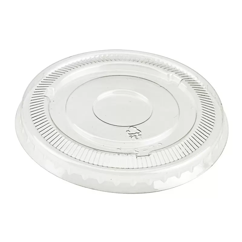 PacknWood Pet Flat Lid - 2.83 x 2.83'' - 1000 pcs