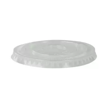 PacknWood Clear Pet Flat Lid For 210Poc270N - 3.74 x 3.74 x 0.39'' - 1000 pcs