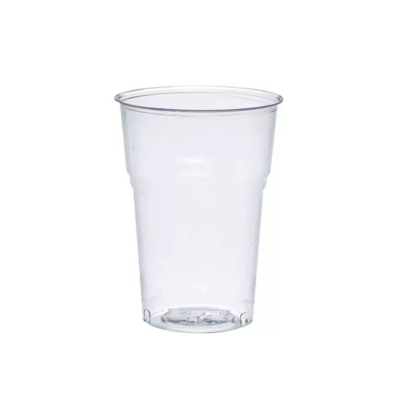 PacknWood Clear Compostable Cup - 12oz - 1000 pcs