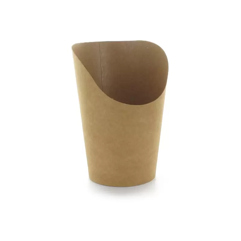 PacknWood Kraft Wrap Cup - 8oz H:4.7'' x Diam.3'' - 1200 pcs