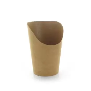 PacknWood Kraft Wrap Cup - 6oz Diam.2.36 x H:3.9'' - 1000 pcs