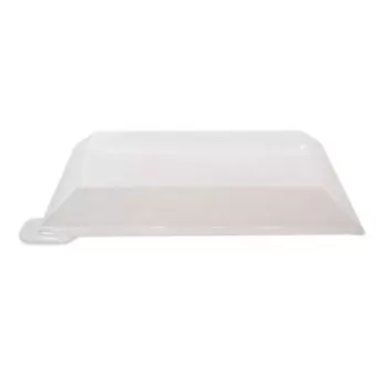 PacknWood Klarity Clear Pet Lid For 210Klar1010 - L:3.95 x W:3.95 x H:.6'' - 100 pcs