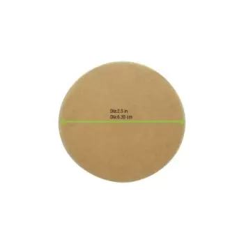 PacknWood Kraft Paper Lid For 210Poc60N & 210Pob61 & 210Gpu7(Br) - Diam.2.44'' - 1000 pcs