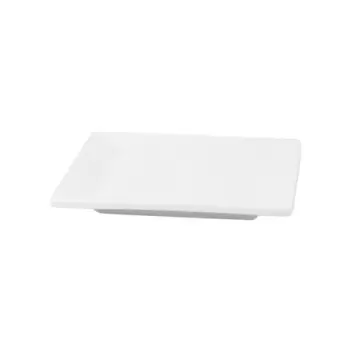 PacknWood Mini White Square Dish - 3.75 x 3.75 x 0.4'' - 24 pcs