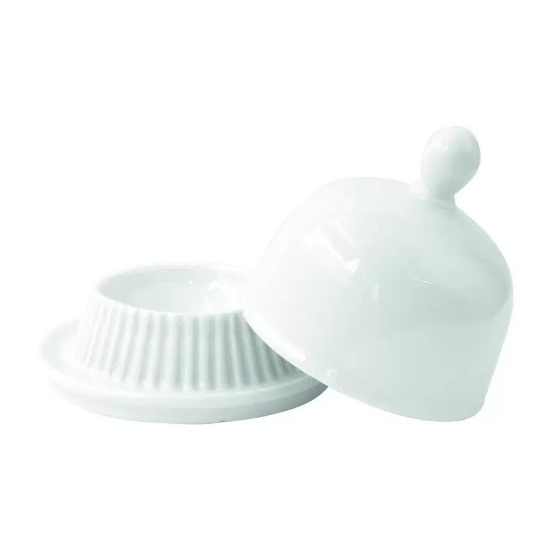 PacknWood Mini Porcelain Bell Dish - 1oz Diam.3.4'' H:3.25'' - 24 pcs