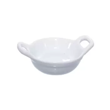 PacknWood Mini Porcelain Casserole Dish - 1oz Diam.2.5'' H:1'' - 24 pcs