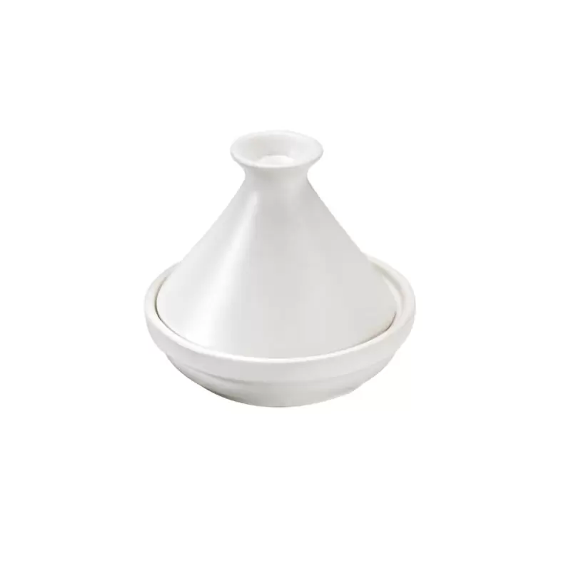 PacknWood White Mini Tajine - H:3.1'' - 24 pcs