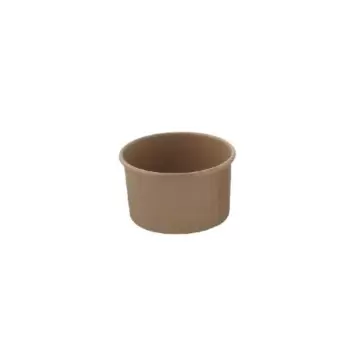 PacknWood Brown Kraft Hot & Cold Paper Cup - 7oz Diam.3.5'' H:2.2'' - 1000 pcs