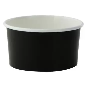 PacknWood Black Paper Cup -...