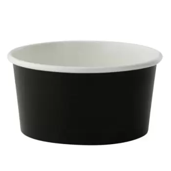 PacknWood Black Paper Cup -...