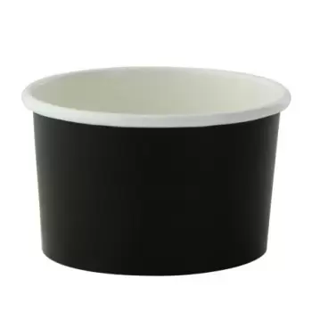 PacknWood Black Paper Cup -...