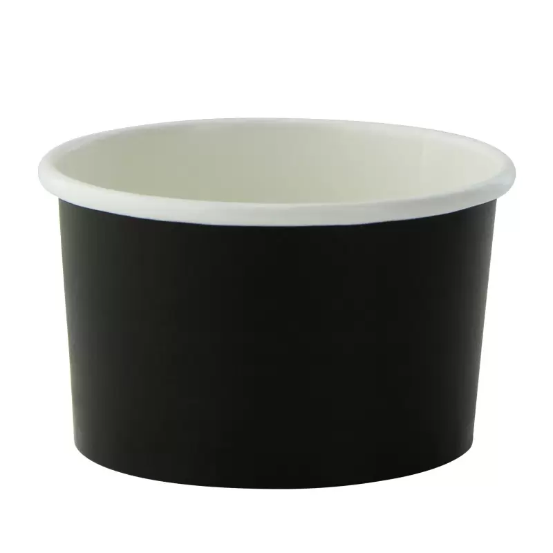 PacknWood Black Paper Cup - 2oz Diam.2.4'' H:1.4'' - 1000 pcs