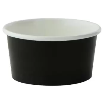 PacknWood Black Paper Cup -...