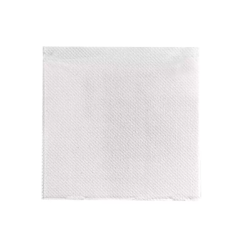 PacknWood Point To Point White Tissue Napkin - 10x10'' 2 Ply, 1-4 Fold - 900 pcs