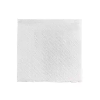 PacknWood Point To Point White Tissue Napkin - 15x15'' 2 Ply, 1-4 Fold - 1200 pcs