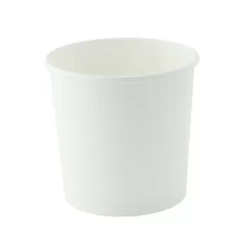 PacknWood White Soup Cup (Lid Optional) - 12oz - 500 pcs