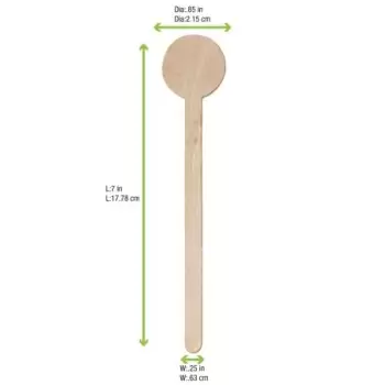 PacknWood Wooden Stirrers - Diam.0.9'' L:7.1'' - 5000 pcs