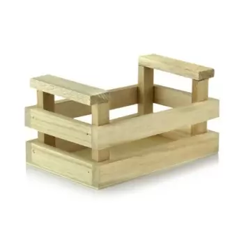 PacknWood Wood Crate - L:5.3 W:3.3'' H:2.75'' - 48 pcs