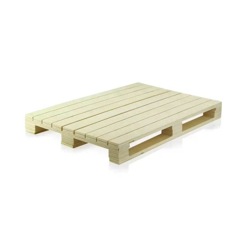 PacknWood Wood Pallet - L:11.8'' W:7.9'' H:1.2'' - 16 pcs