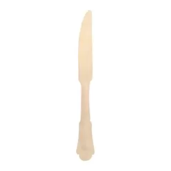 PacknWood Elegant Wooden Knife - 8'' - 500 pcs