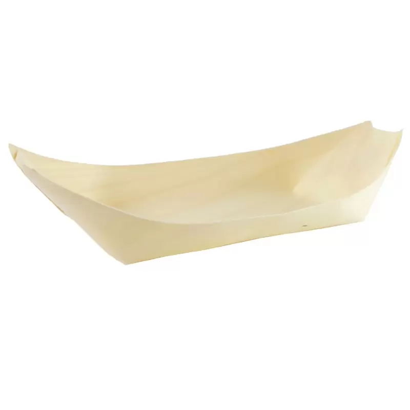 PacknWood Large Wooden Boat - 9.4 x 4.3'' - 288 pcs