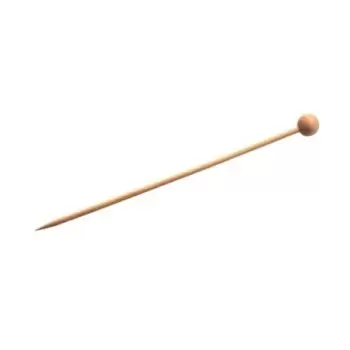 PacknWood Natural Bamboo Ball Skewers - 5.5'' - 300 pcs