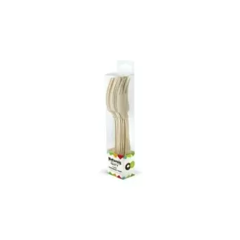 PacknWood Elegant Wooden Fork - 7.5'' - 288 pcs