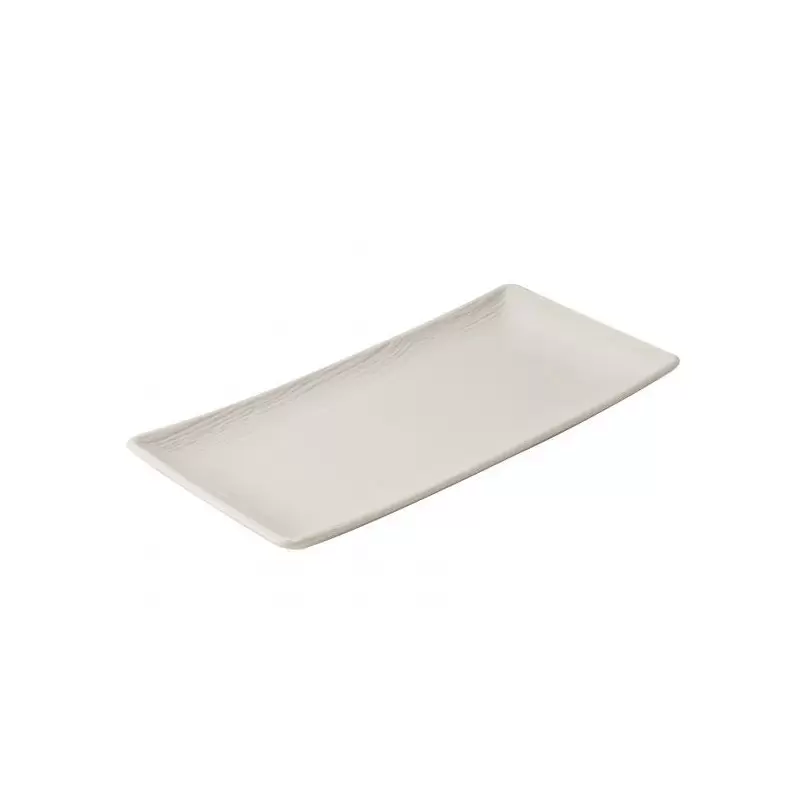 Revol Arborescence Collection Rectangular Plate 30 cm - Ivory - Set of 6 pcs