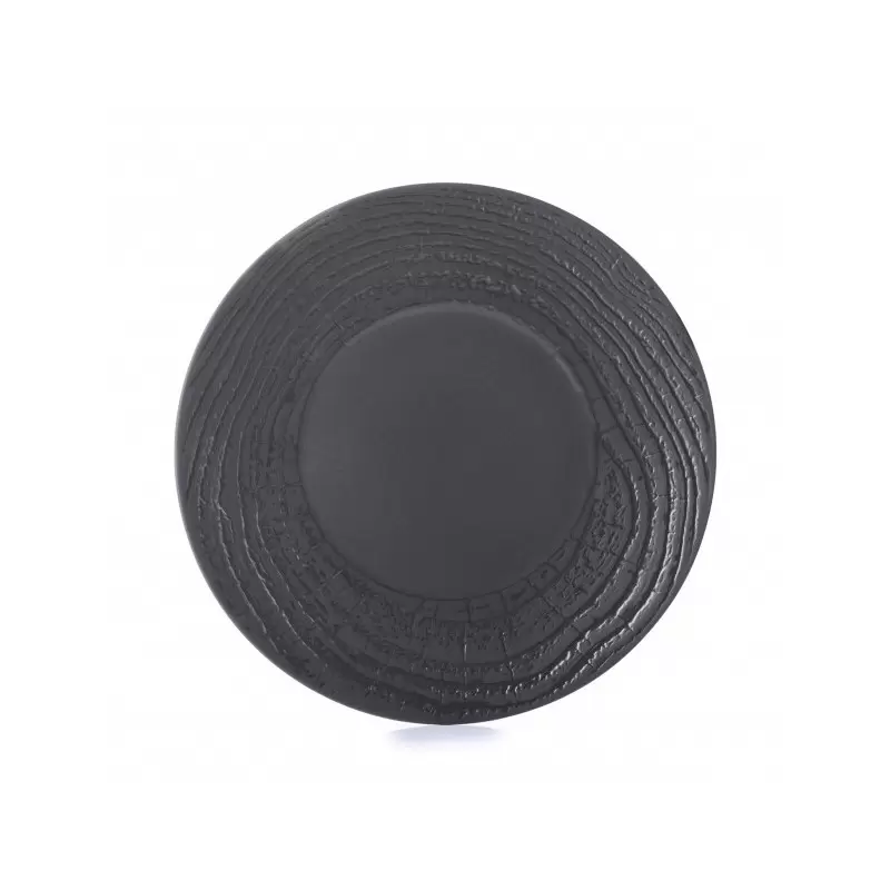 Revol Arborescence Collection Dinner Plate 31 cm - Liquorice - Set of 2 pcs