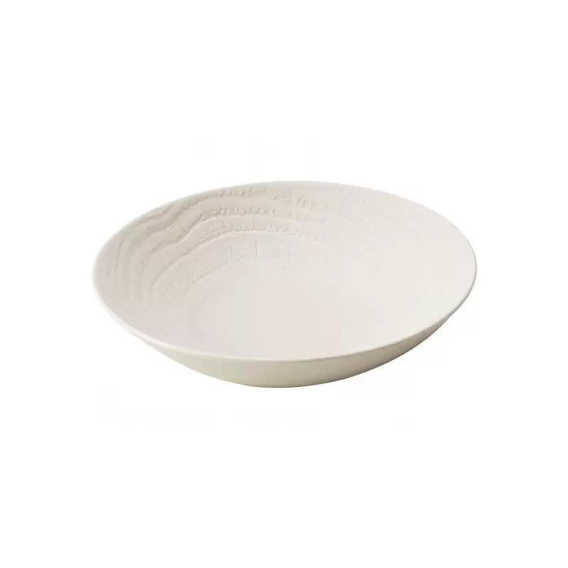 Revol Arborescence Collection Deep Coupe Plate 24 cm - Ivory - Set of 6 pcs