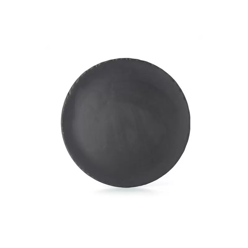 Revol Basalt Collection Round Flat Plate 26 cm - Matt slate style - Set of 4 pcs