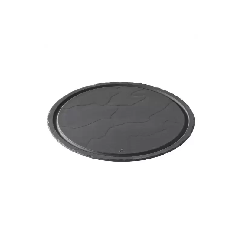 Revol Basalt Collection Round Steak Plate 30 cm - Matt slate style - Set of 2 pcs