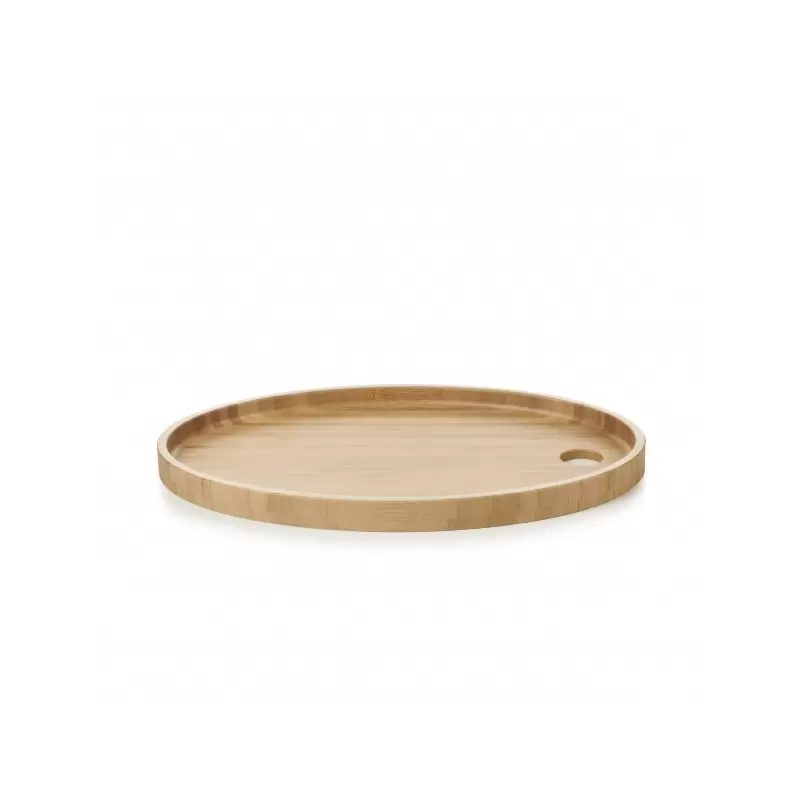 Revol Basalt Collection Tray For Oval Plate 35 cm - Bamboo - Set of 4 pcs