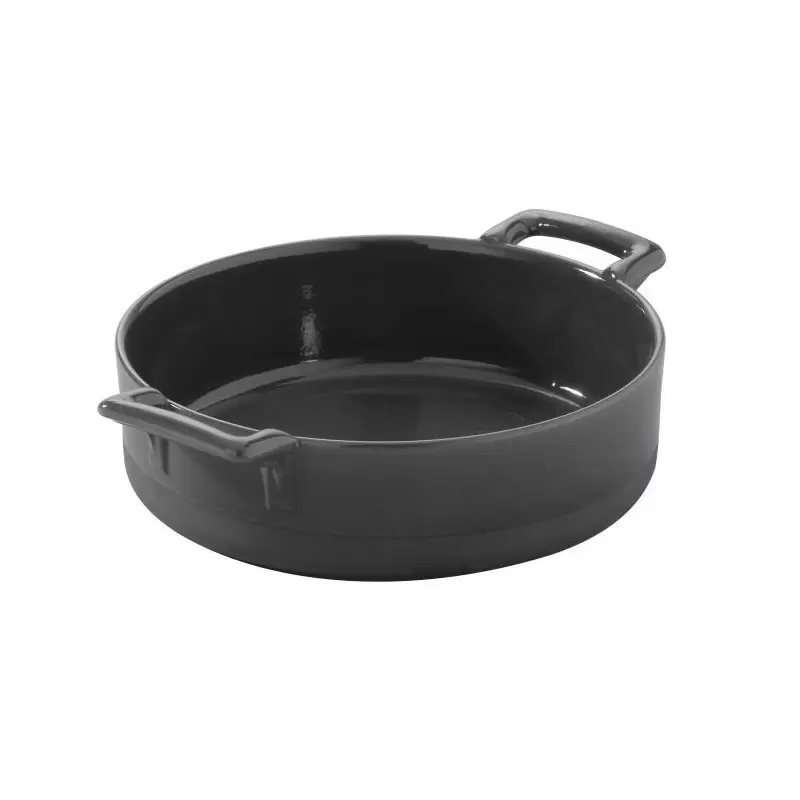 Revol Belle Cuisine Collection Indiv. Deep Round Dish 18.5 cm - Cast iron style - Set of 2 pcs